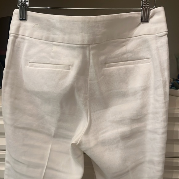 Ann Taylor Factory white linen pants - Picture 3 of 3